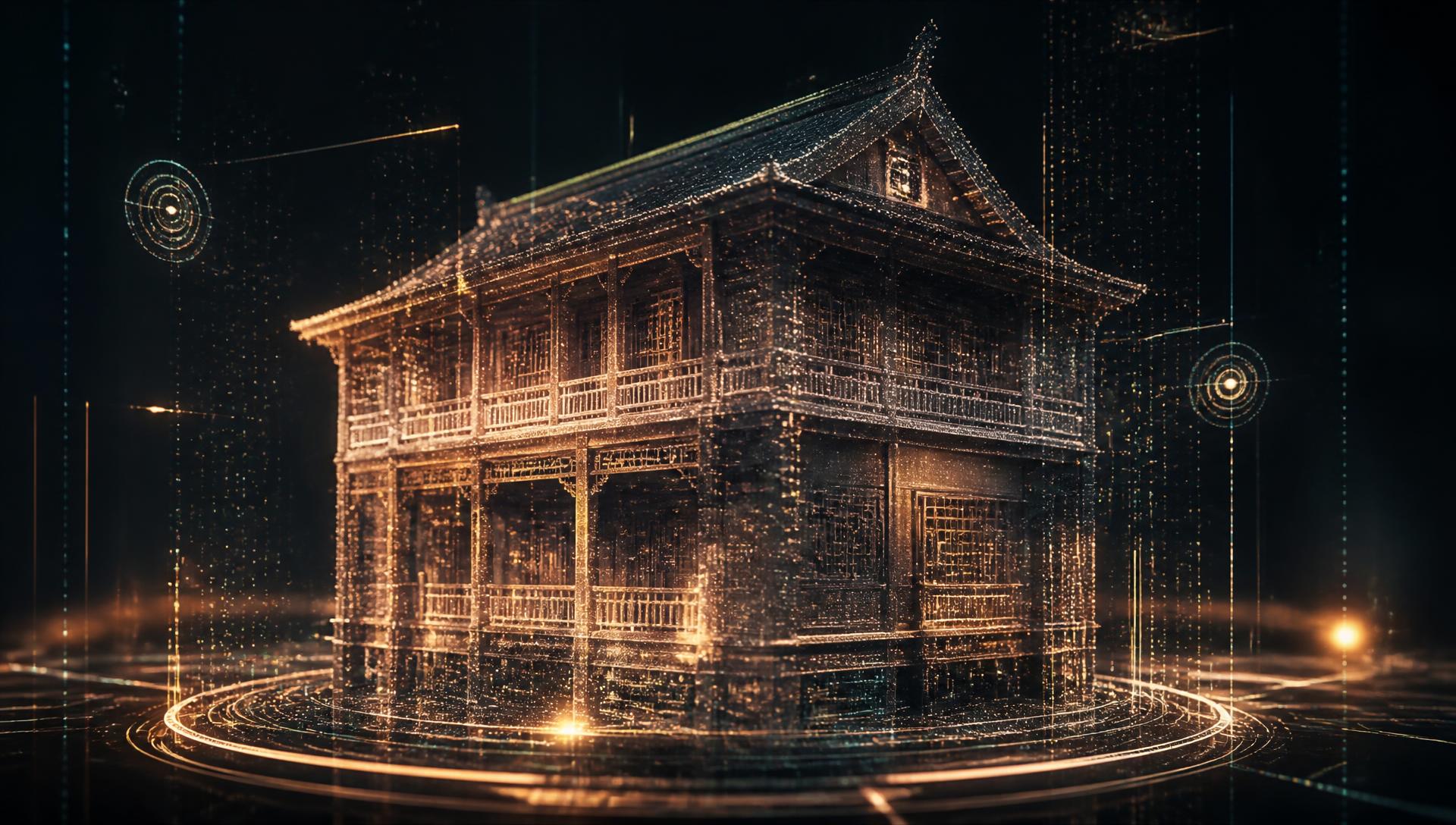 Gaussian Splatting 3D-visualisointi historiallisesta puurakennuksesta Joensuussa – KarDigi